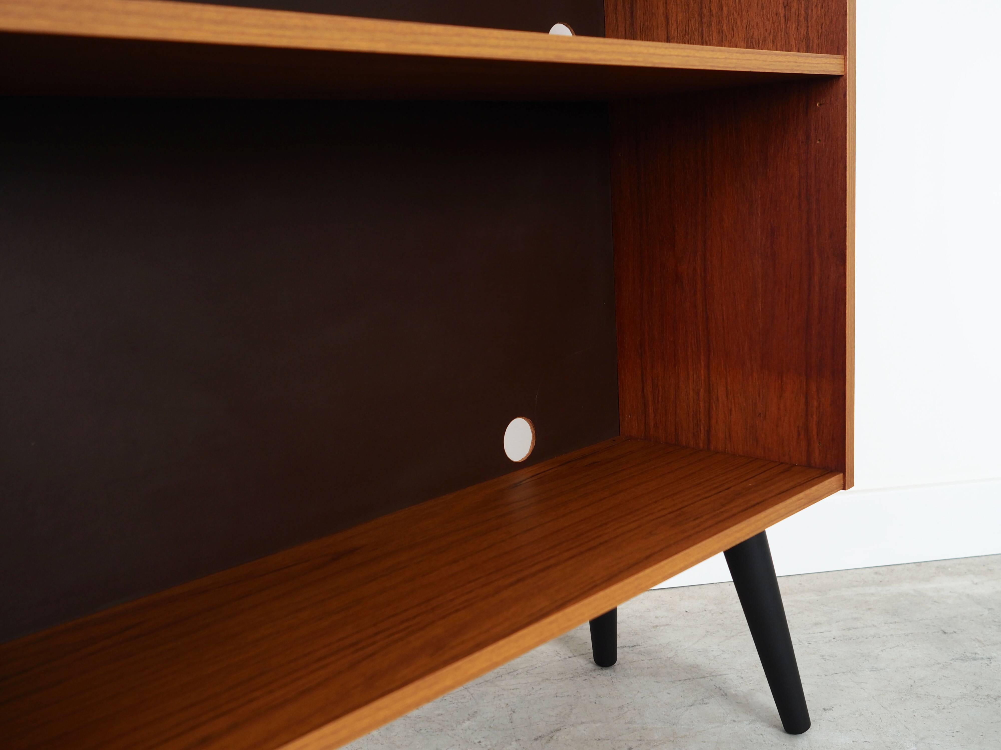 Teak bookcase, Danish design, 1970s, production: Denmark