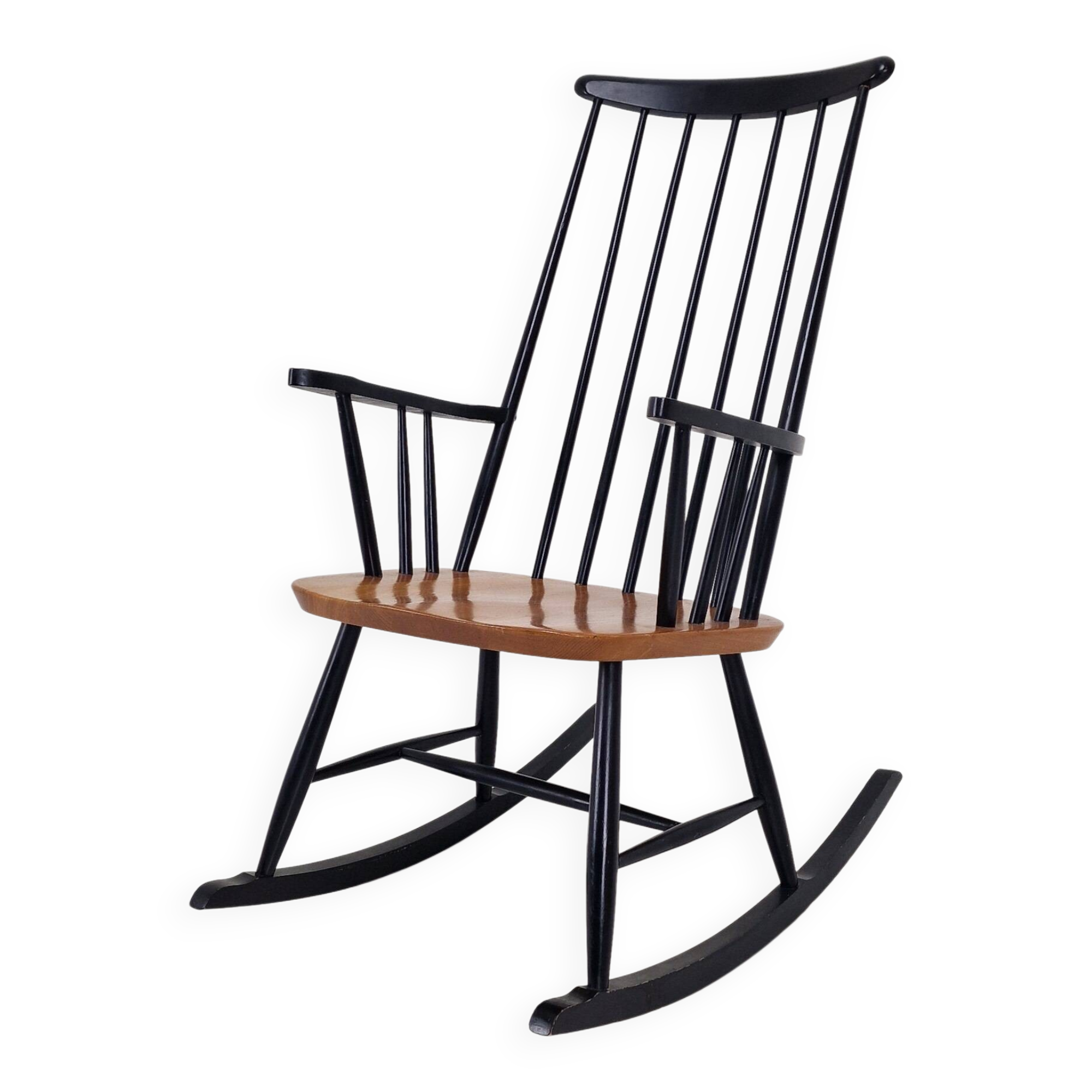 Rocking chair designed by Ilmari Tapiovaara for Asko, Finland, 1960's