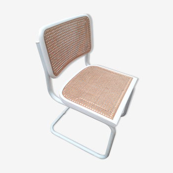 Marcel Breuer Chair cesca white Italian edition 70s