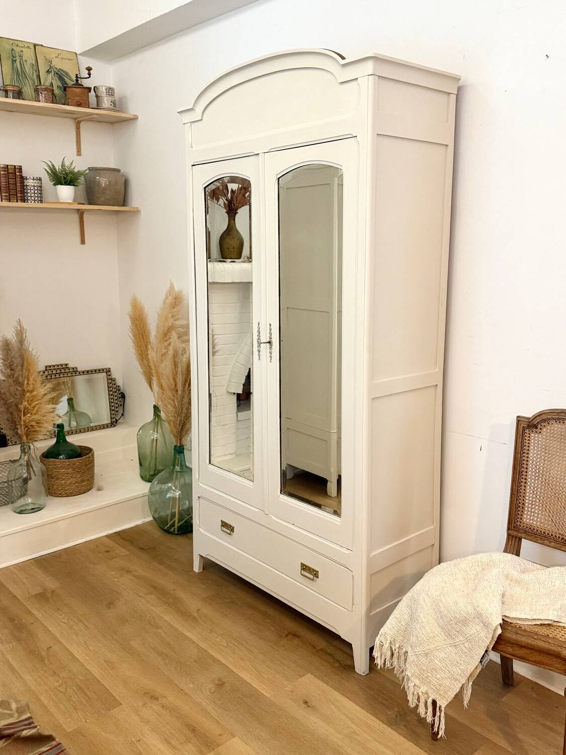 Parisian mirrored wardrobe