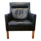 Vintage wingback chair 2431 with ottoman by Børge Mogensen for Fredericia