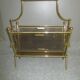 Brass magazine rack 1960