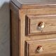 Weekly chest of drawers, art deco, mustache foot, vintage, 30s/40s