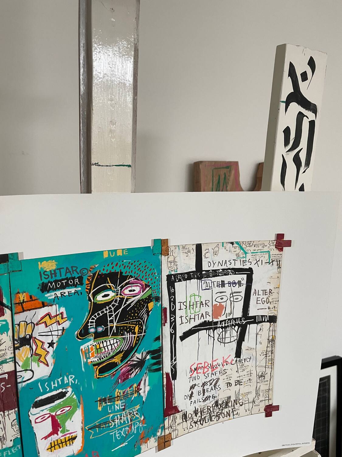 Jean Michel Basquiat (1960-1988), Ishatar 1983, publié par King McGaw, sous licence Arestar New York