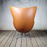 EGG Arne Jacobsen armchair in Walnut leather
