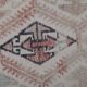 Vintage Turkish hallway rug 52x580 cm