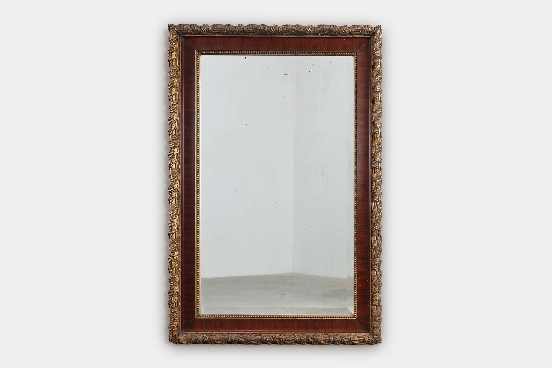 French classical mirror with gilded details, ca. 1900