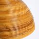 Italian 1970s bamboo ceiling pendant lamp | Ø 72 cm | Vivai del Sud