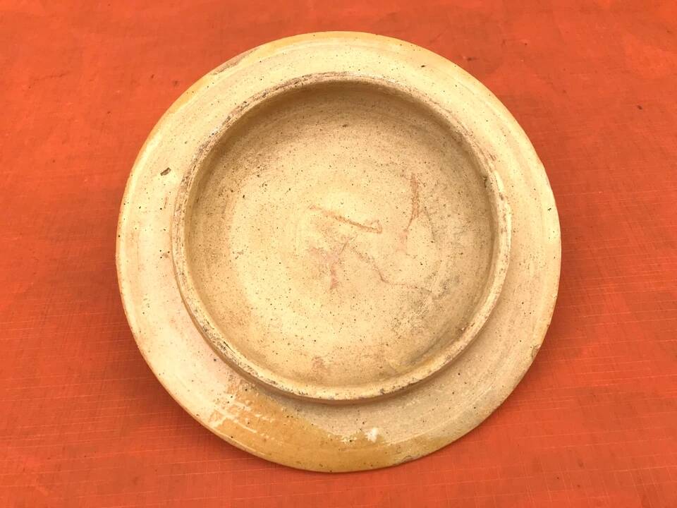 Old glazed terracotta terrine