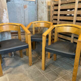 Baumann stamped armchairs