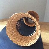 Vintage wicker lamp
