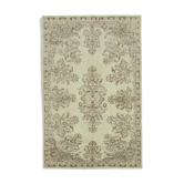 Handmade Vintage Oriental Beige Carpet 195 cm x 308 cm - 36585