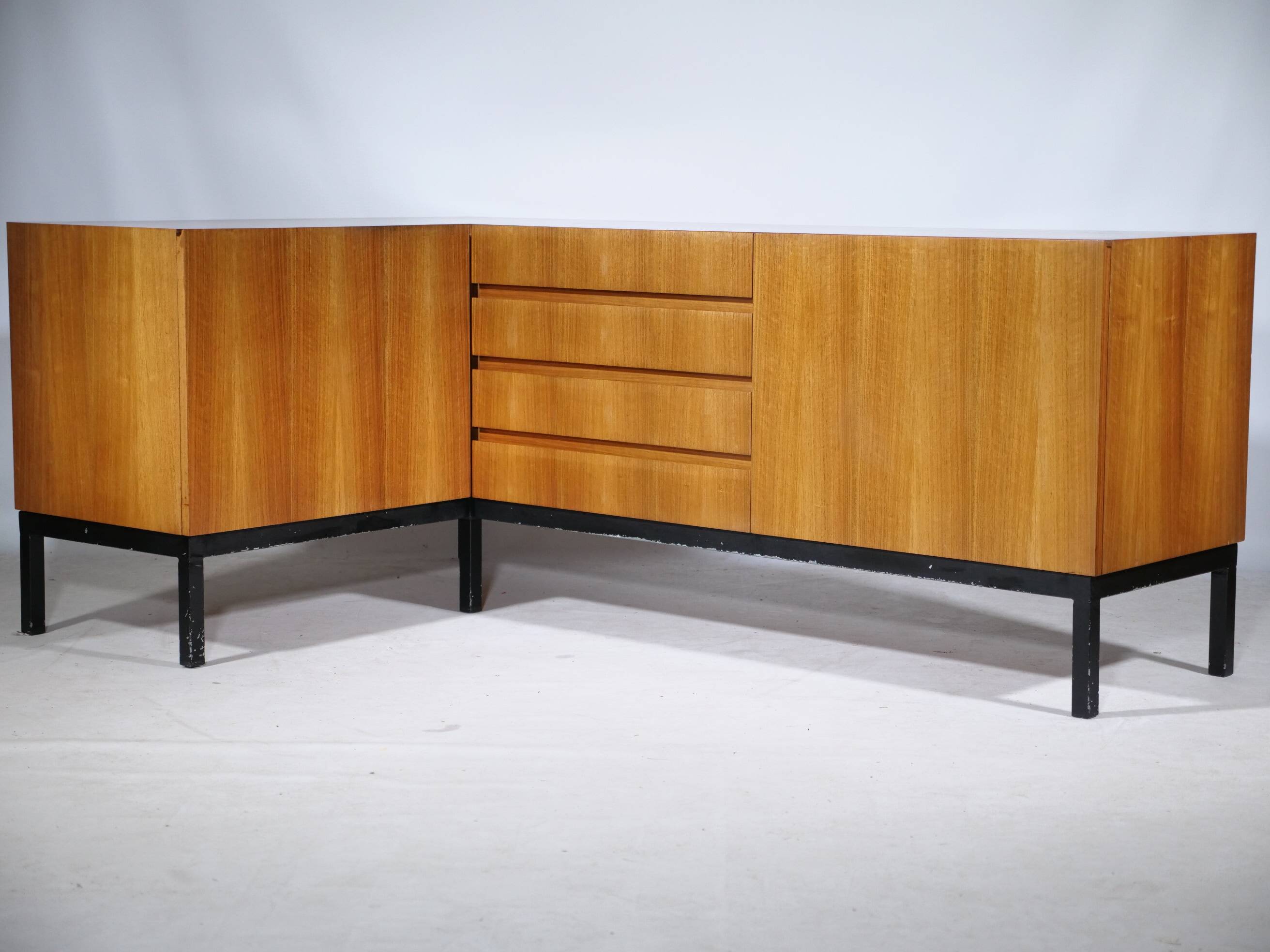 Mid-Century Corner Sideboard from the 1960s