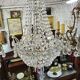 Lustre montgolfiere a pampilles 1 ampoule