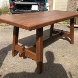 Wooden monastery table