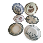 6 Terre de Fer plates – Mix and match from different manufacturers