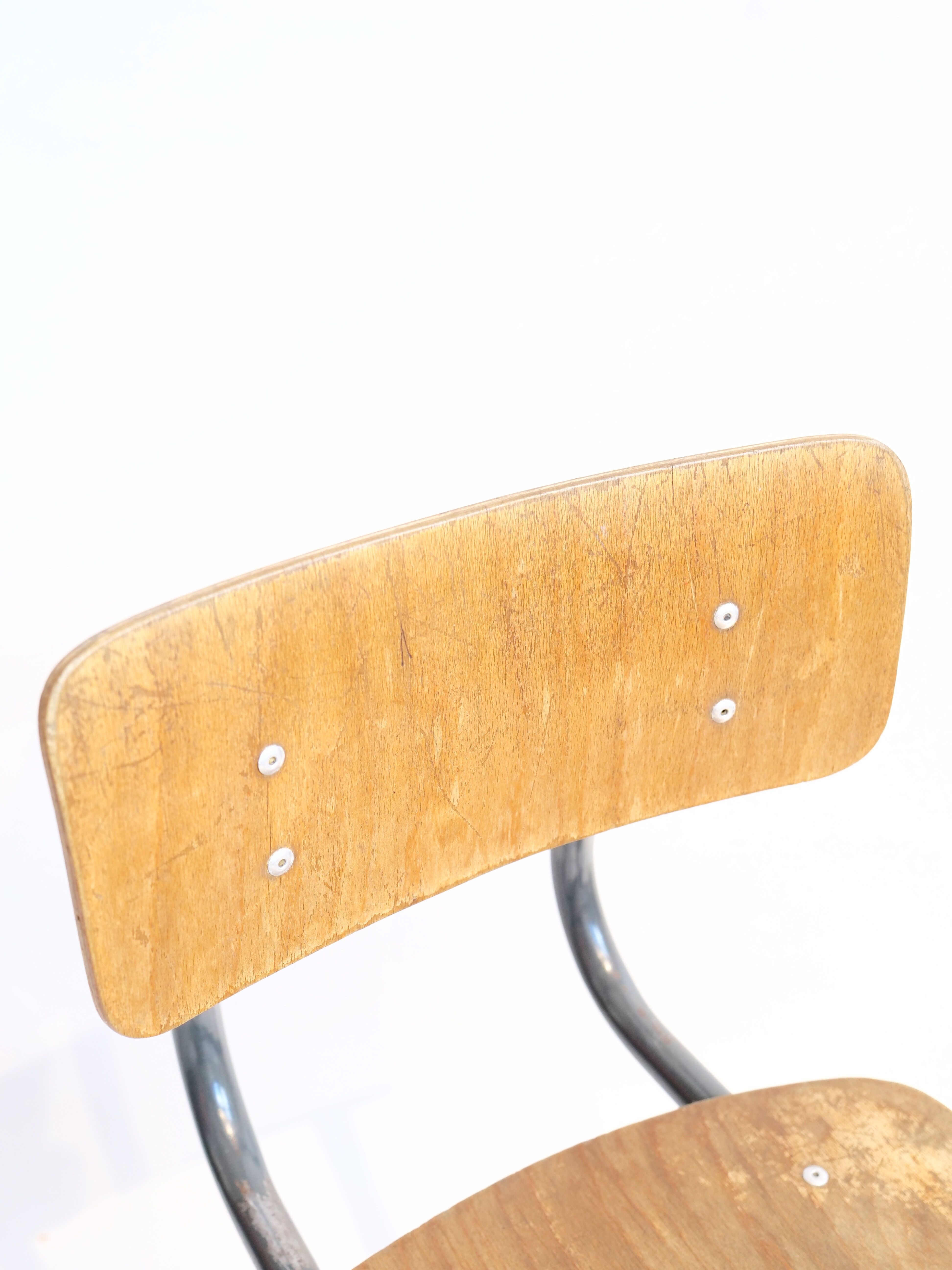 Vintage school deco children's chair
