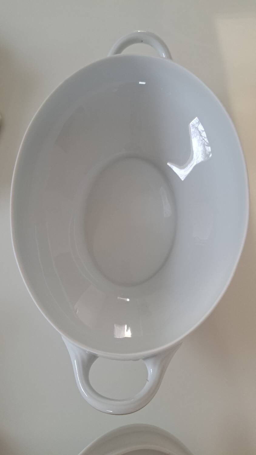 Soup tureen + Haviland plate