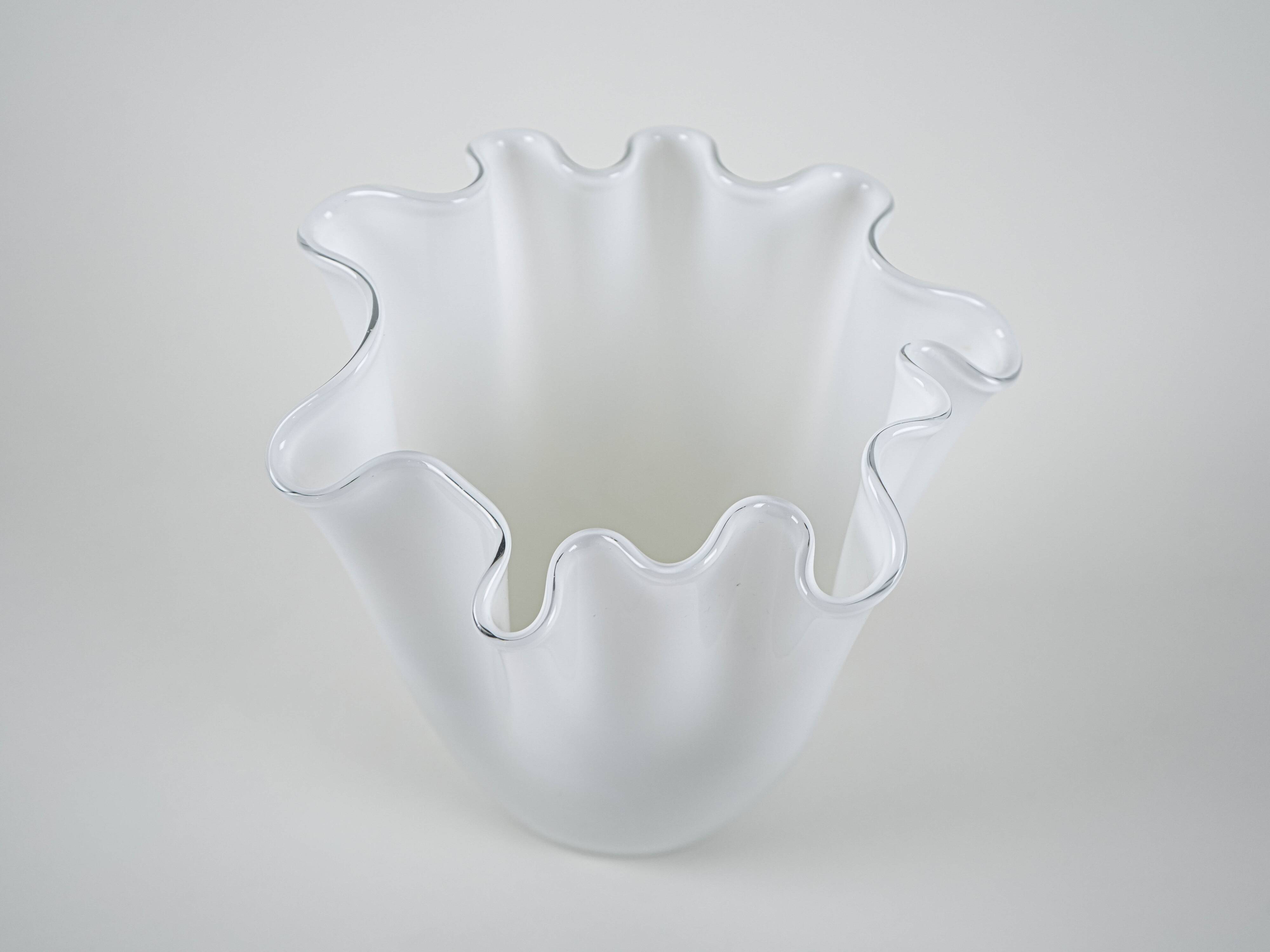 White vase, Danish design, 1970s, made in Denmark