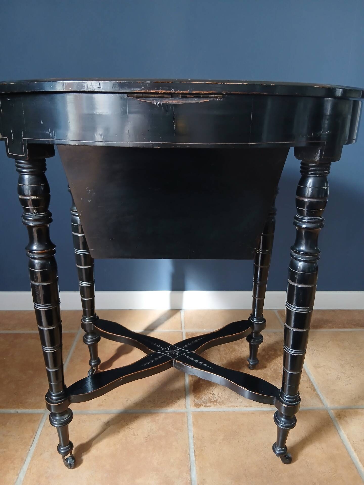 Victorian sewing table