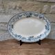 Old oval ironstone serving dish from Debray, Guadeloupe service