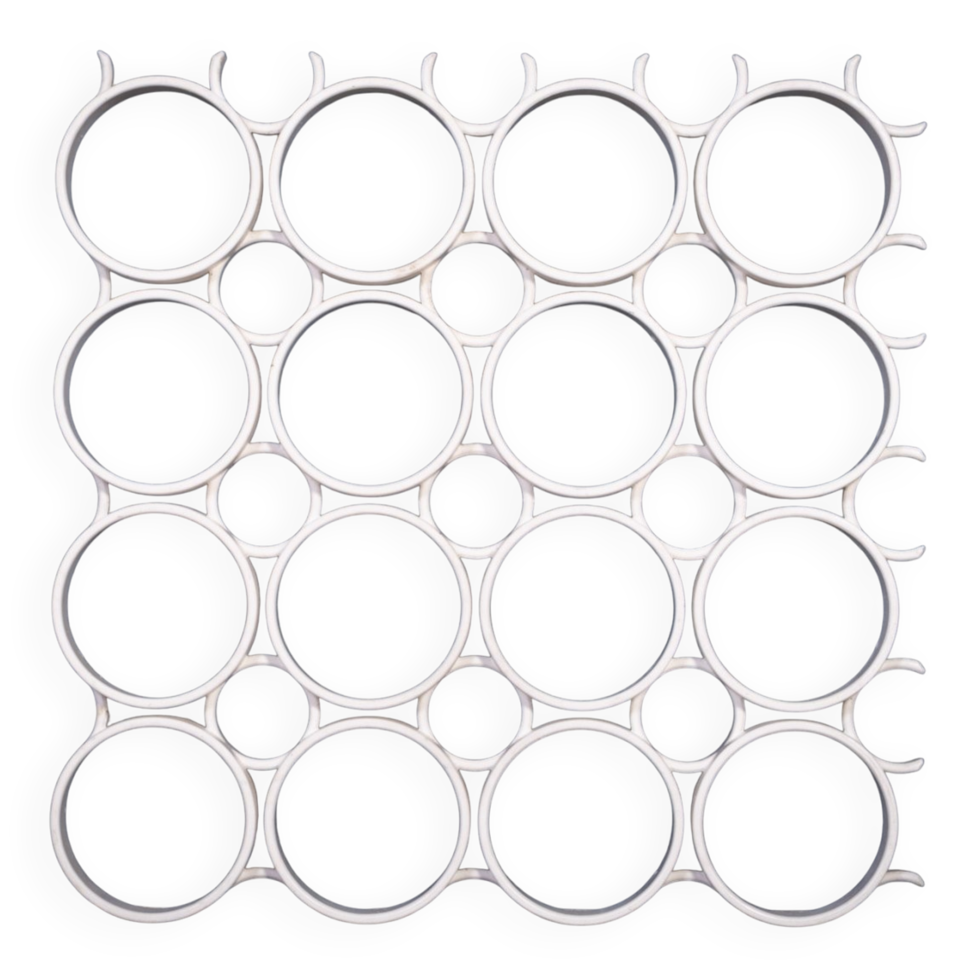 Modular Panels for Walls or Ceilings Space Age, 1970s, Set of 4