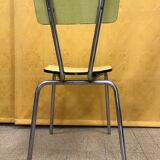 Set of 3 chairs in yellow FORMICA