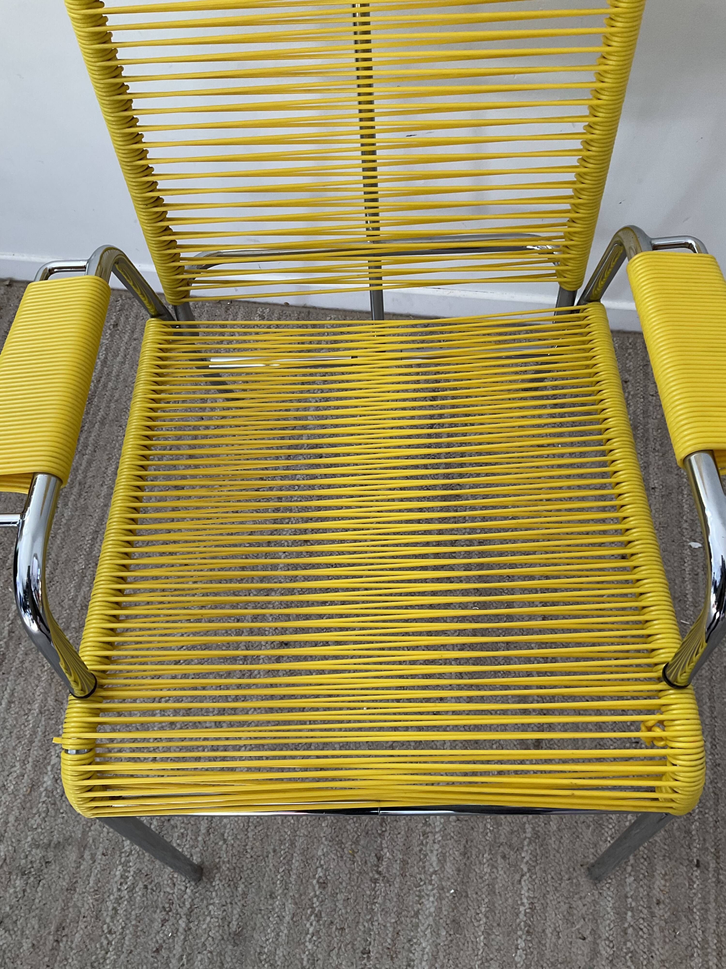 Set armchair relax scoubidou and ottoman sound of the 60s