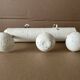 Antique wooden wall-mounted coat rack