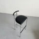 Italian Postmodern Black Tokyo Stool by Rodney Kinsman for Bieffeplast, 1985