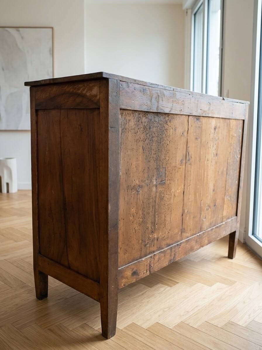 Commode 18e Noyer massif