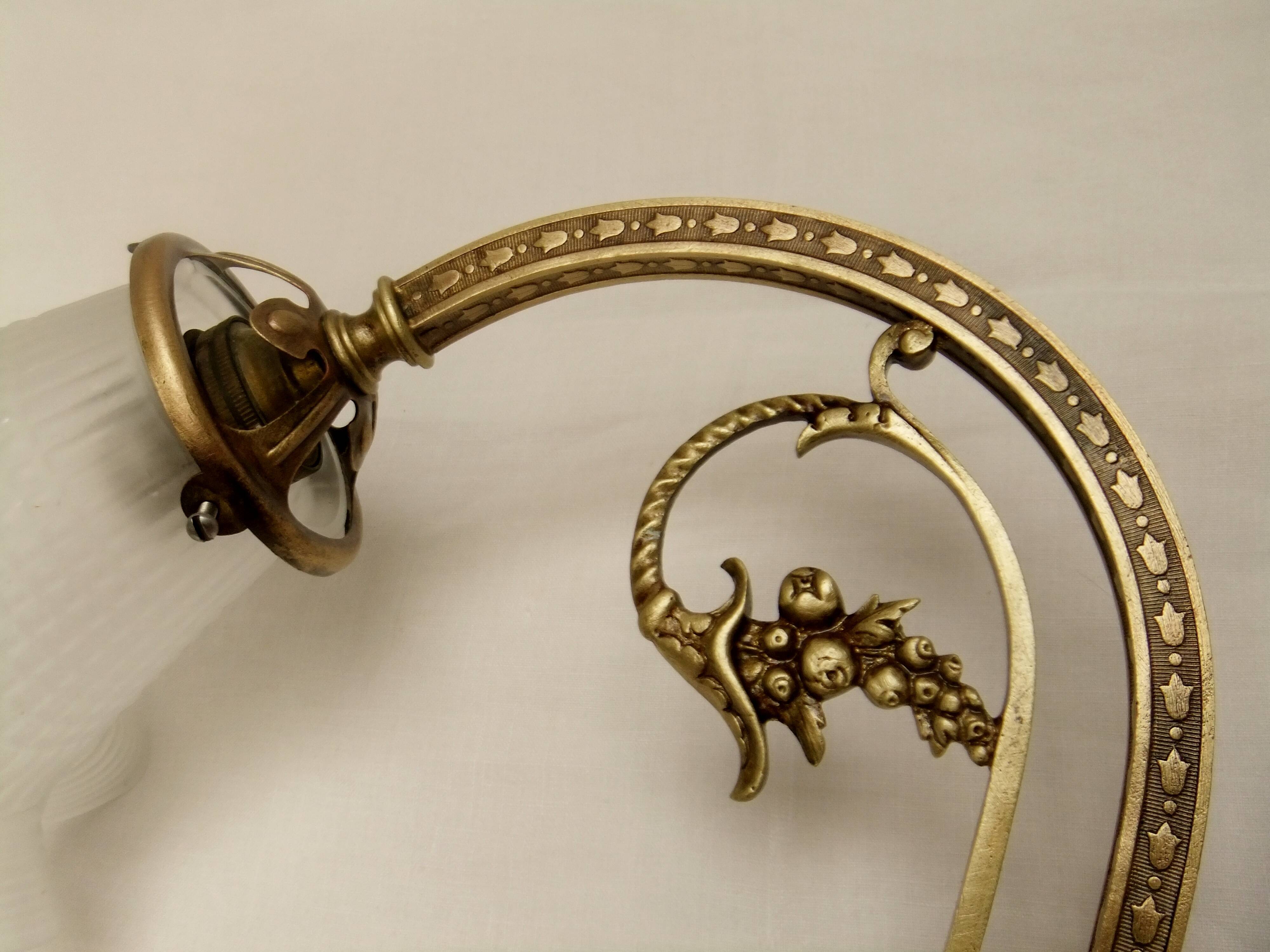 Wall lamp bronze tulip pendant light