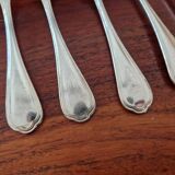 Christofle - Set of 11 fish forks, Spatours model, in silver-plated metal