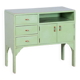Art Deco Small Cabinet in Spruce & Paint, Czech, 1920s