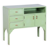 Petit cabinet Art Déco en épicéa et peinture, tchèque, années 1920.