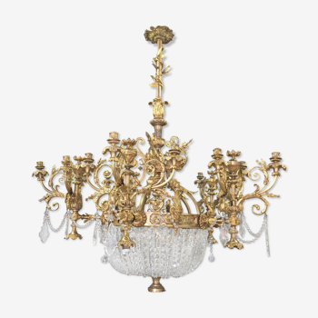 Exceptional Napoleonic ceremonial chandelier lll