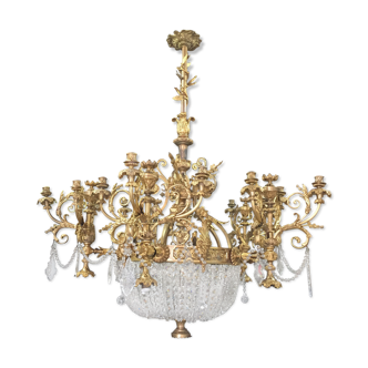 Exceptional Napoleonic ceremonial chandelier lll