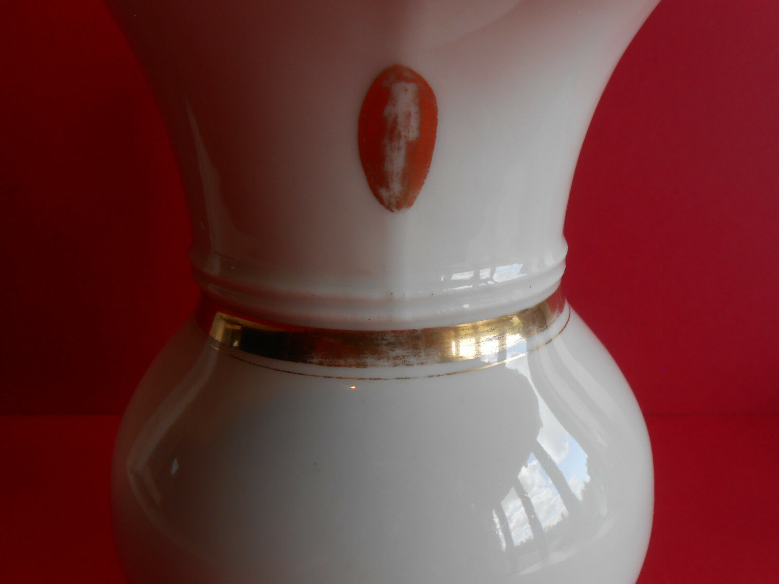 Porcelain white pitcher