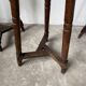 Oak bistro stools 1950