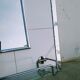 Miroir chrome et carrelage 46x31cm