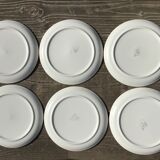 6 Flat plates sandstone Longchamp brown straw