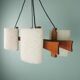 Teak chandelier