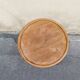 Curved wooden stool