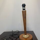 Old wooden Art Deco lamp stand