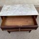 Commode du 19ème en acajou et marbre Louis XVI
