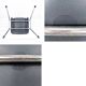 Chaise vintage Mid-Century coque plastique et piètement tubulaire