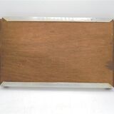 Tray handles wooden mirror