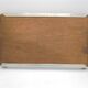 Tray handles wooden mirror