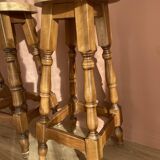 Solid wood bar stool