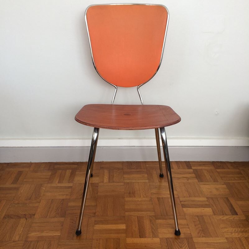 Orange vintage chair